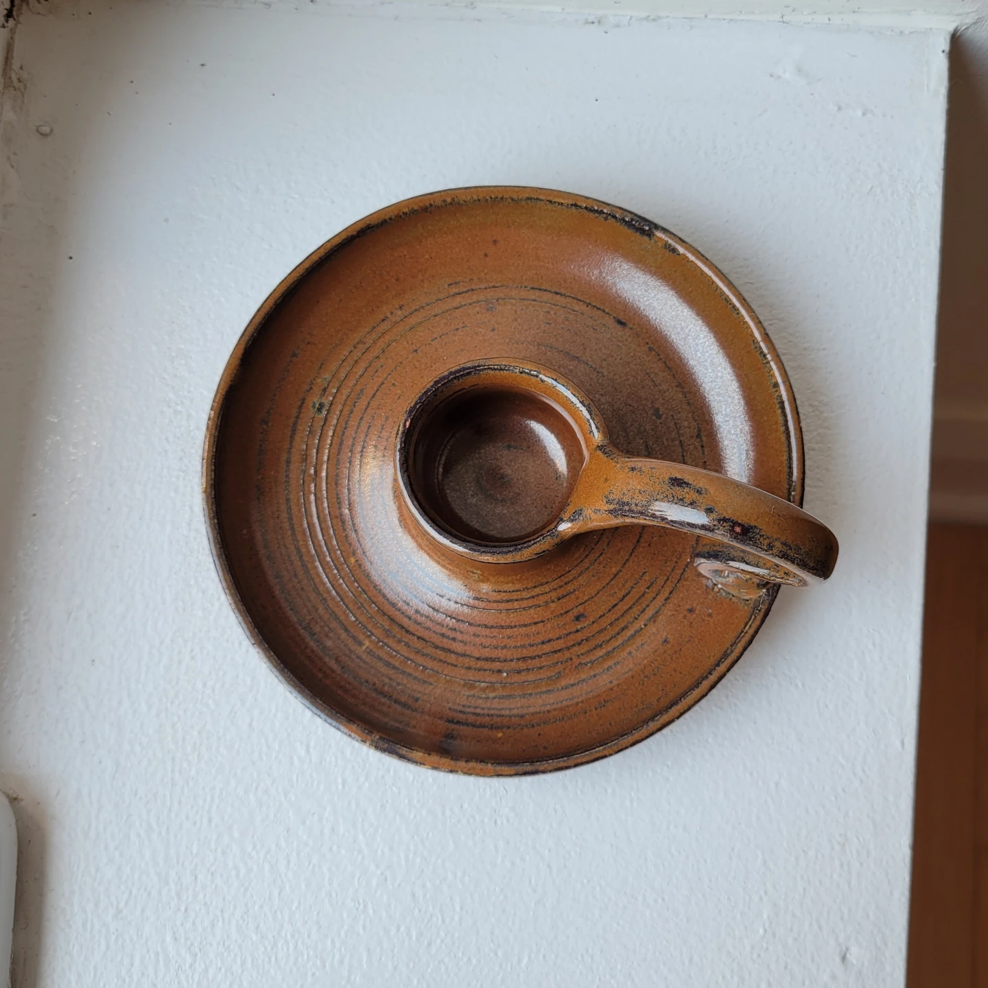 Handmade ceramic candle holder - photo 2