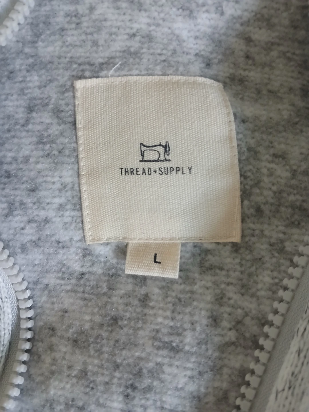 Thread & Supply Grey Zip-Up Hoodie - photo 2