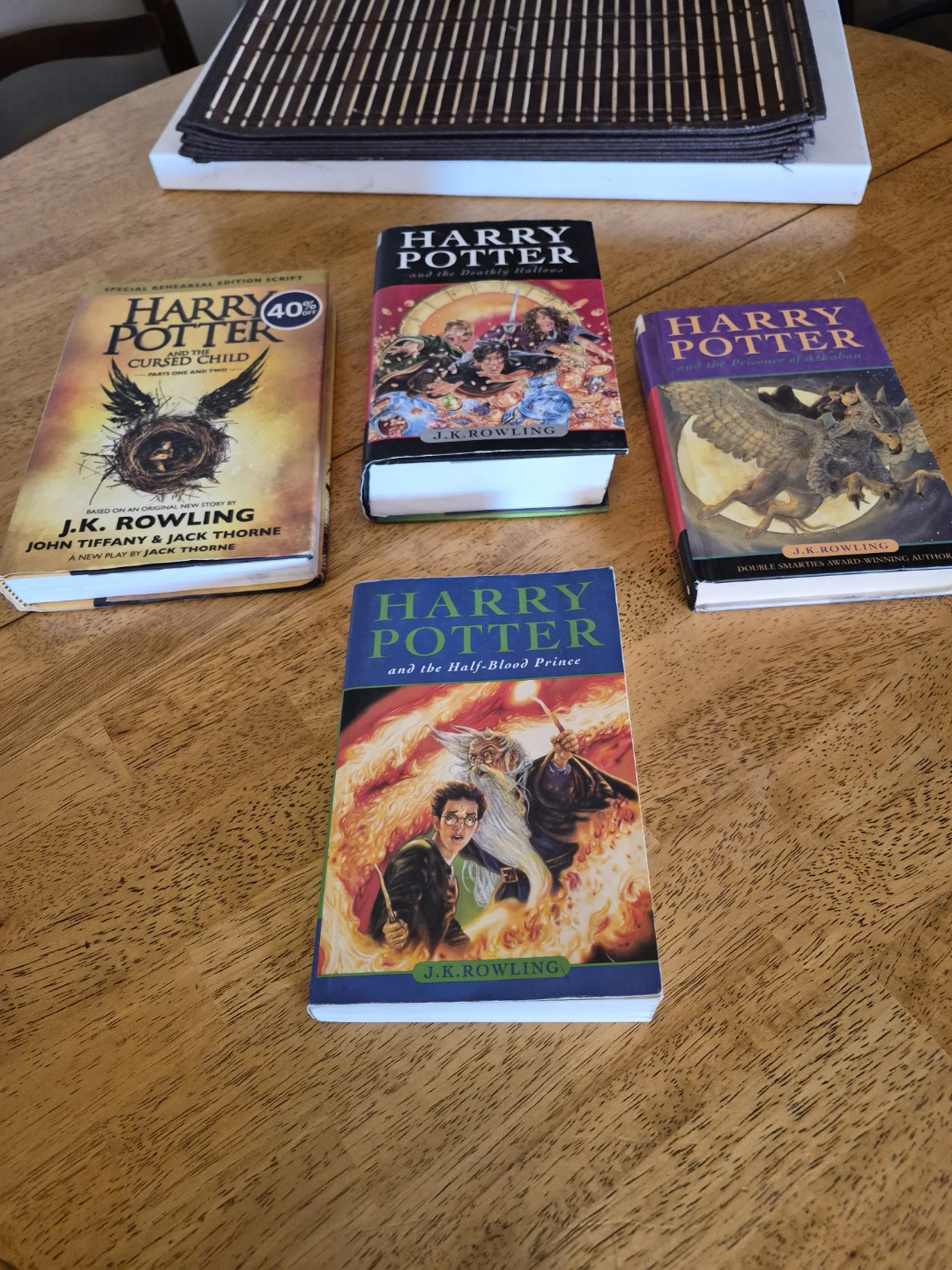 3 Hard Cover & 1 Soft Cover Harry Potter Books - photo 2