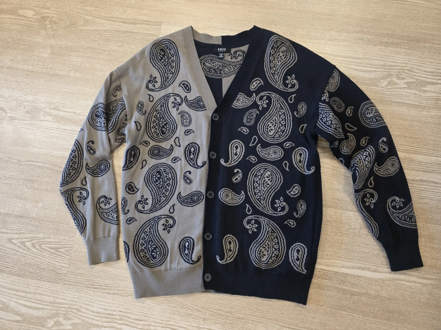 Paisley Split Cardigan