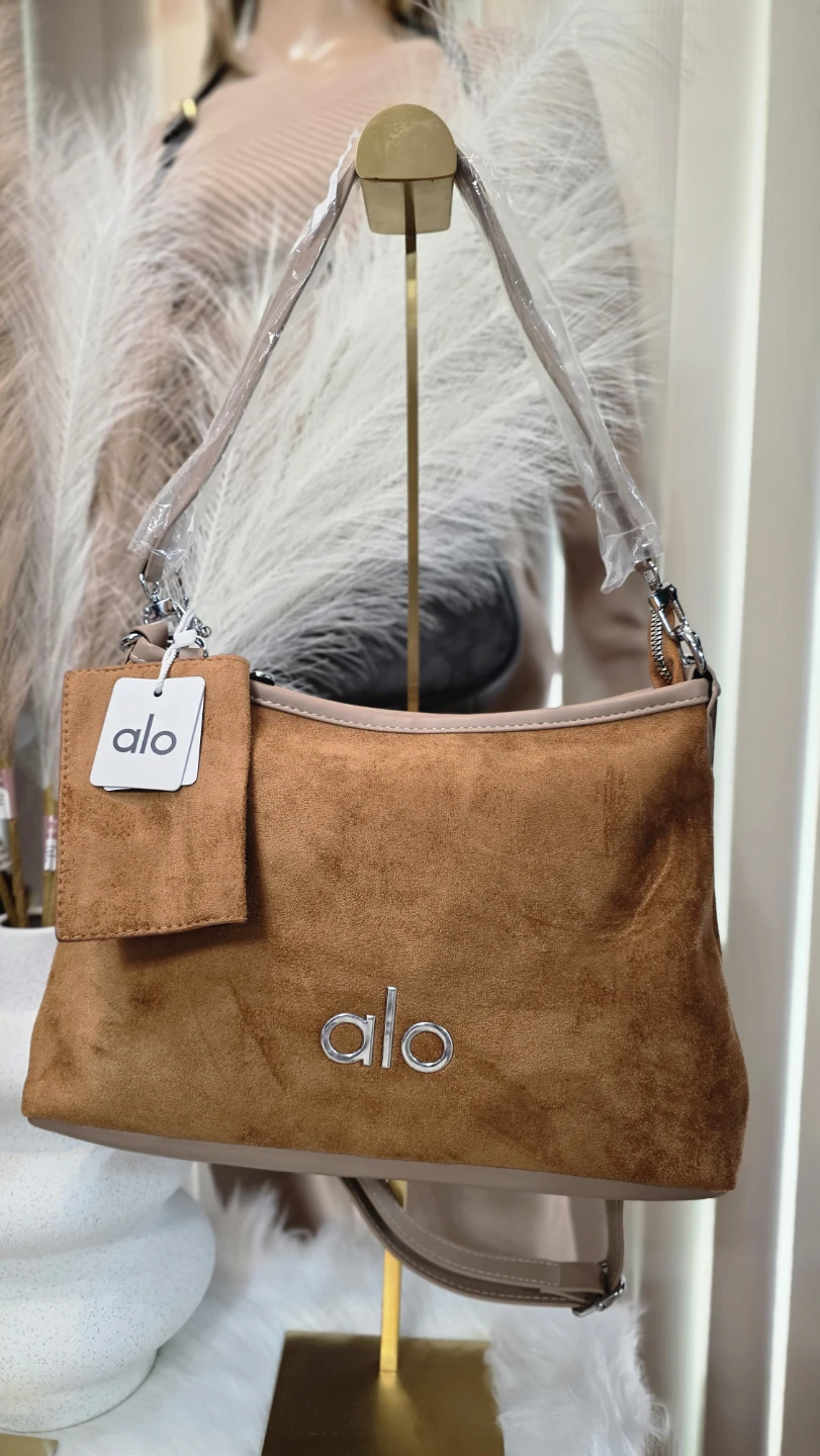 ALO Shoulder Bag with Matching Pouch
