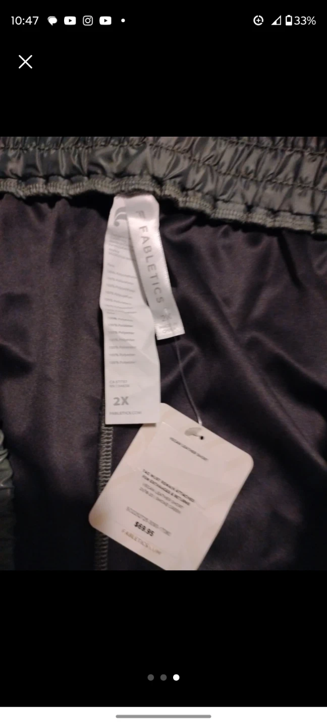 Fabletics Vegan Leather Shorts 2X - photo 3