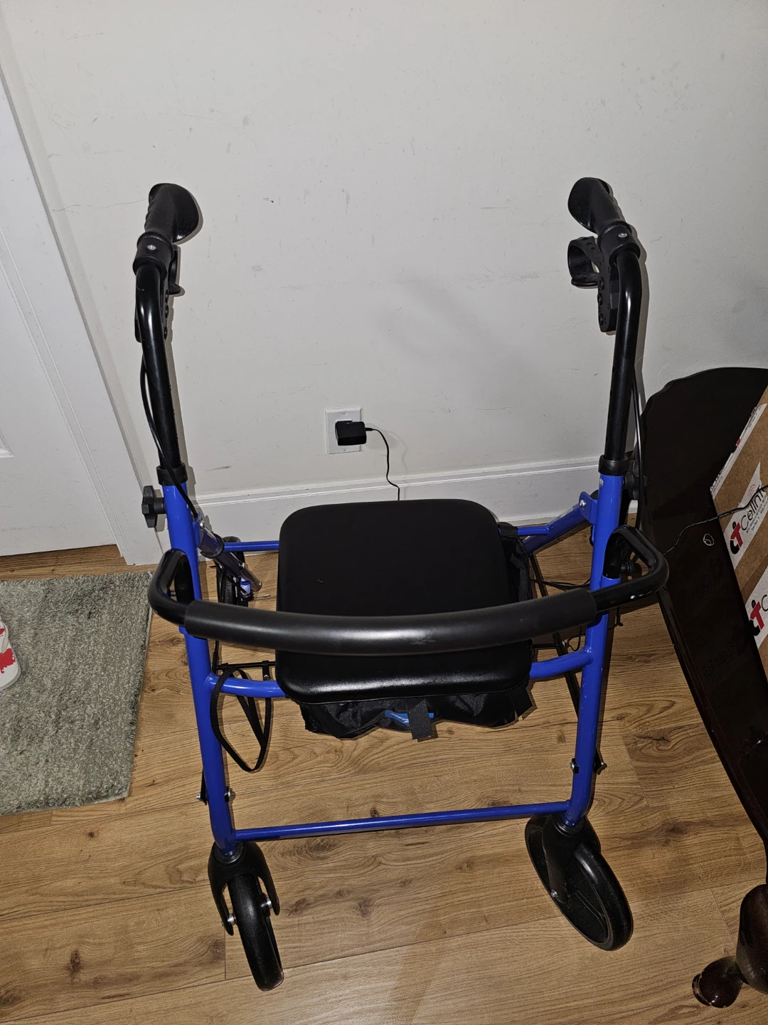 Blue Rollator Walker with Seat - photo 3
