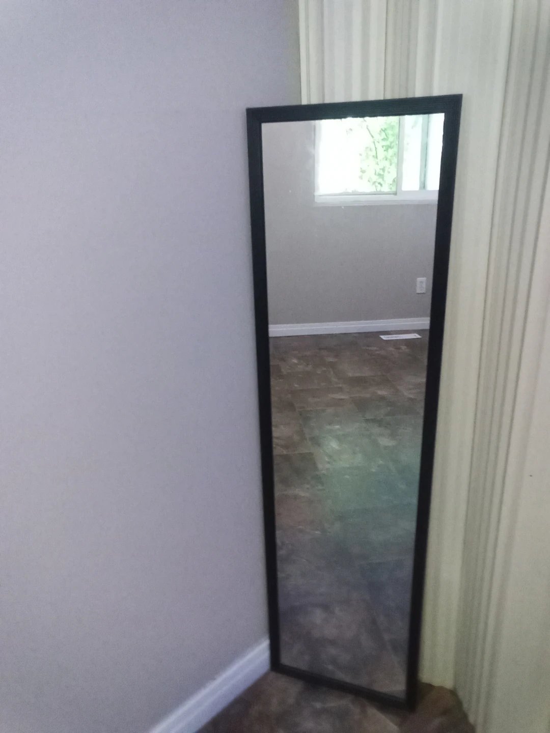 Tall Black Framed Mirror