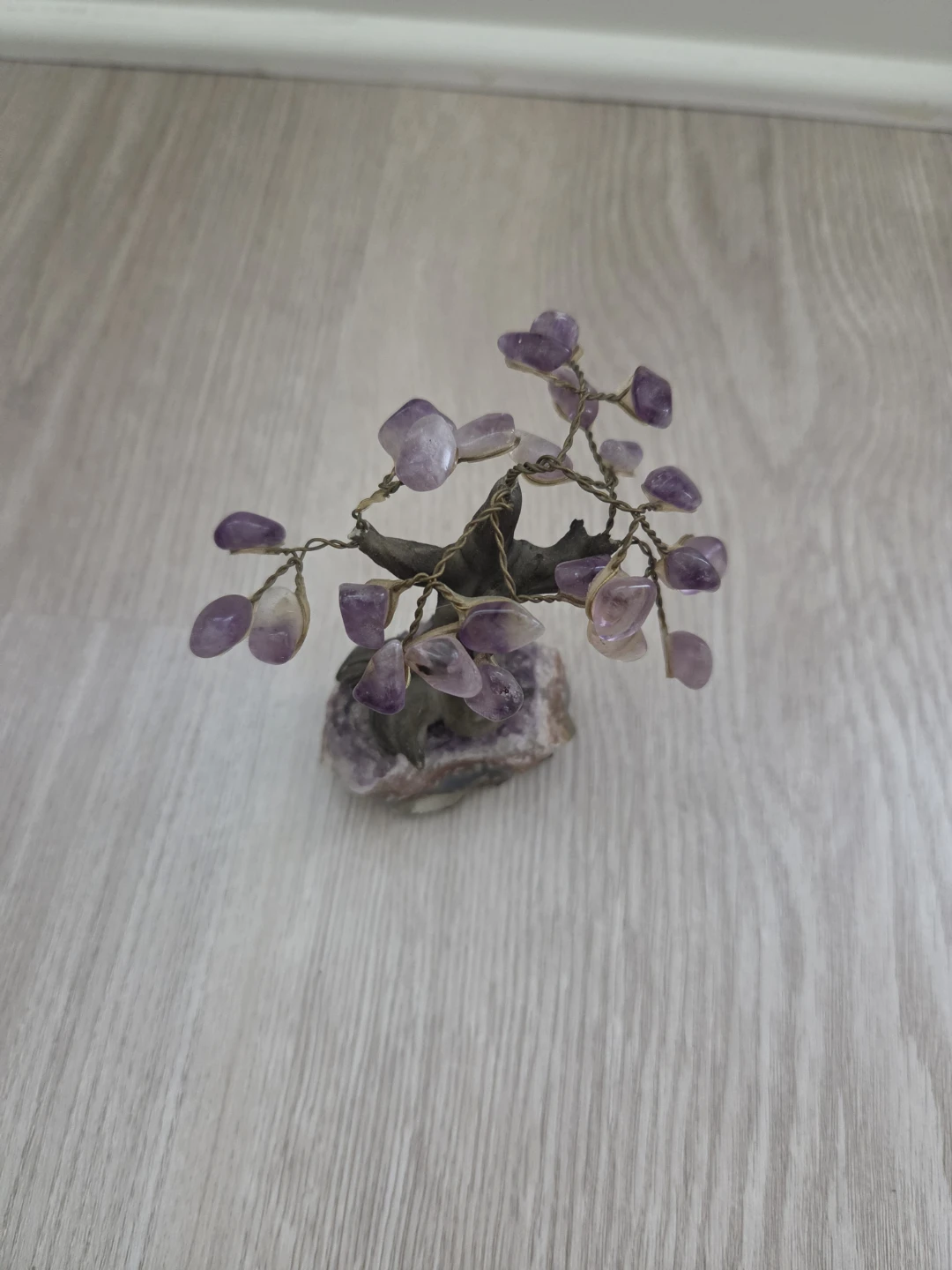 Amethyst Crystal Gem Tree Ornament