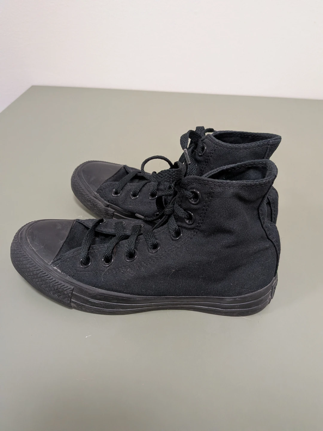 Converse All Star High Top Black Monochrome Sneakers - photo 4