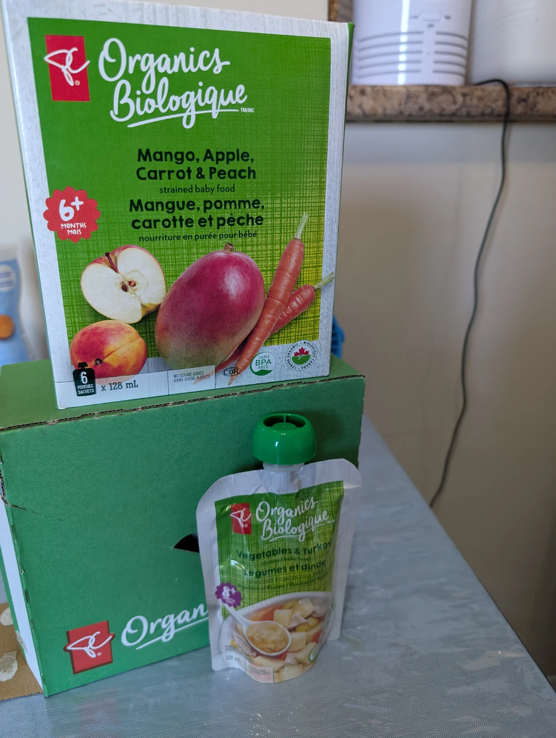PC Organics Biologique Baby Food Pouches