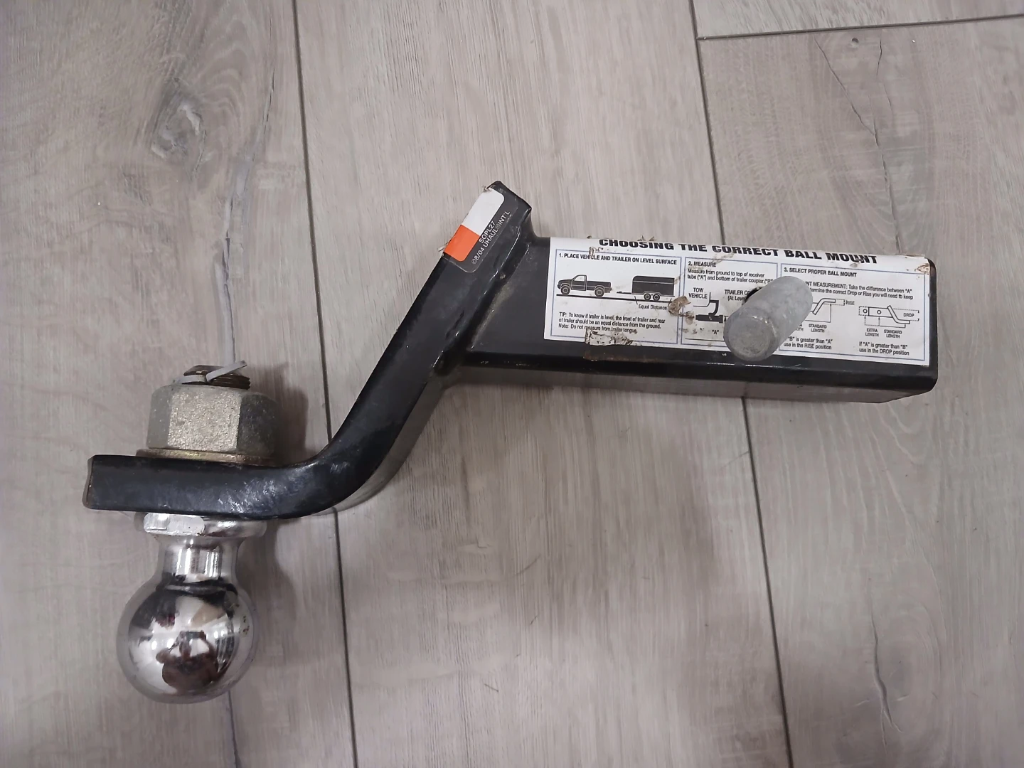 Trailer Hitch Ball Mount with Ball - photo 5