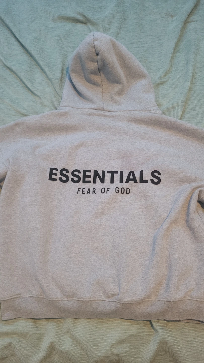 ESSENTIALS Fear of God Grey Hoodie - photo 3