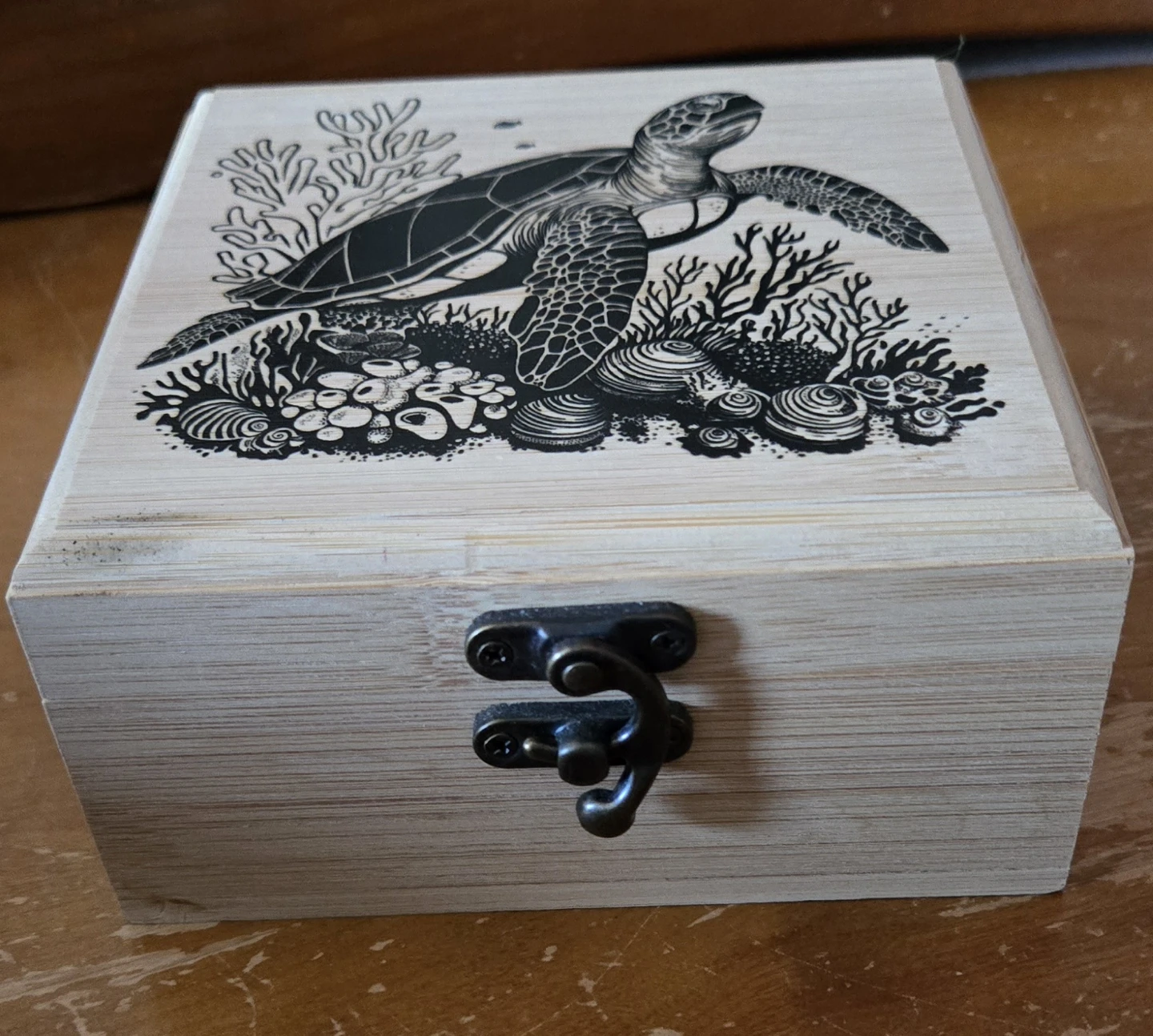 Sea Turtle Jewellery / Trinket Box - LIKE NEW - photo 2
