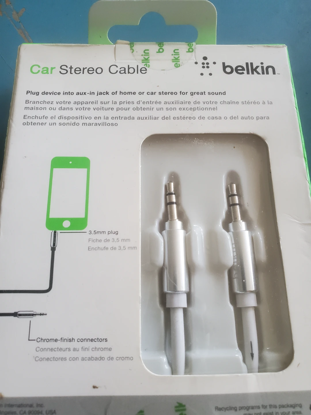 Belkin Car Stereo Cable 3.5mm