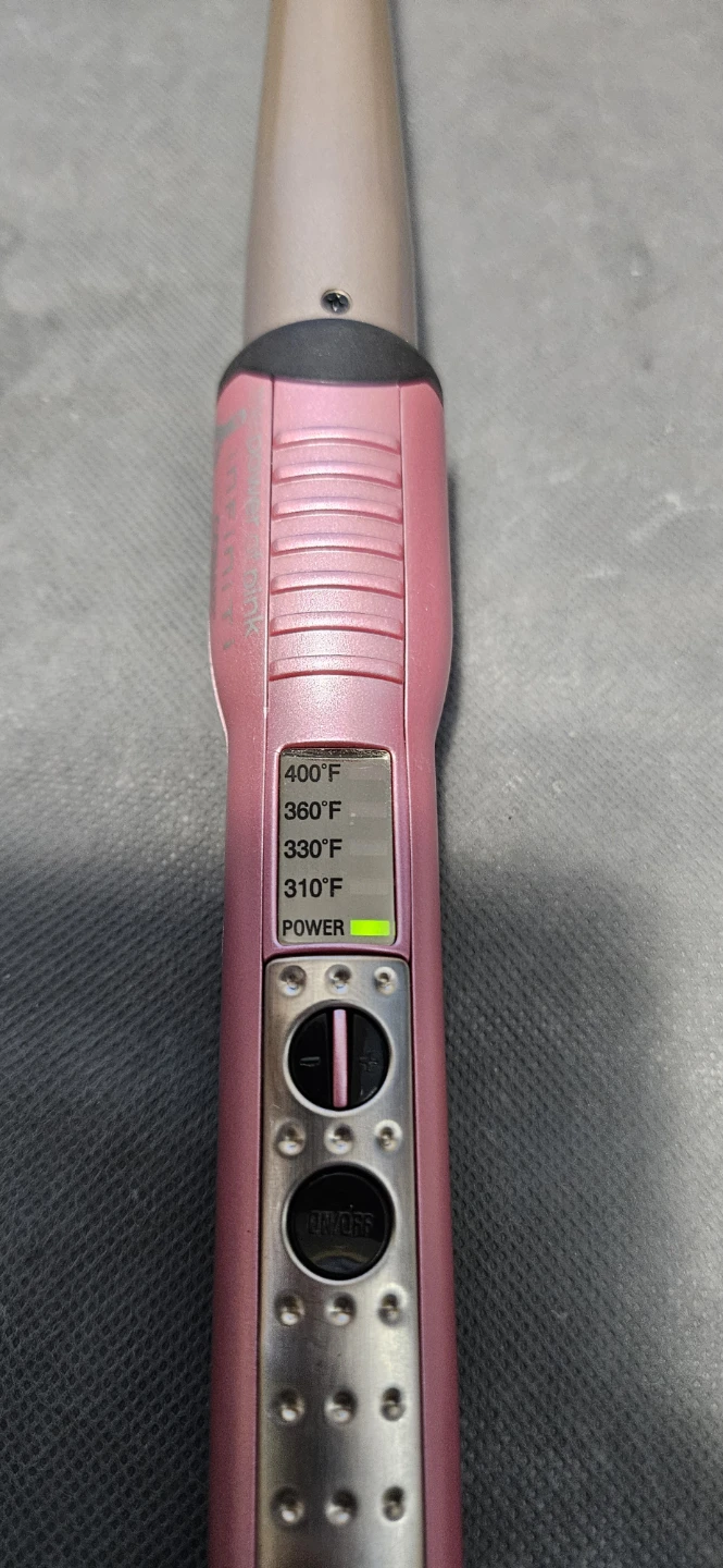 Conair InfinitiPRO Curling Wand 310-400F Pink
