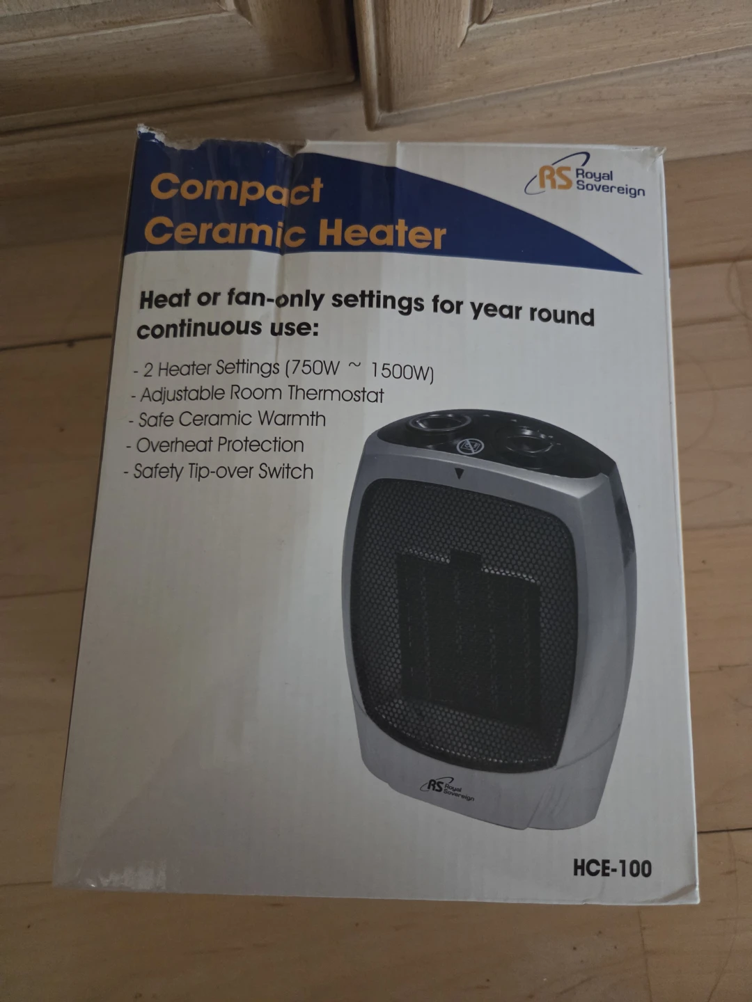 Royal Sovereign Compact Ceramic Heater HCE-100