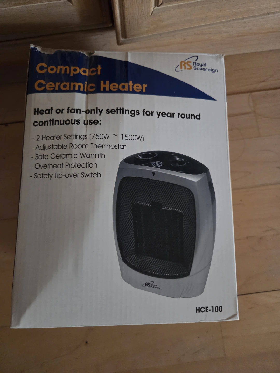 Royal Sovereign Compact Ceramic Heater HCE-100 - photo 2