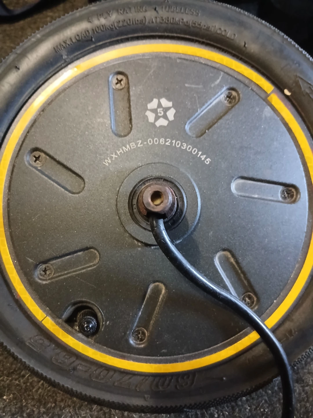 Electric Scooter Motor Wheel Assembly