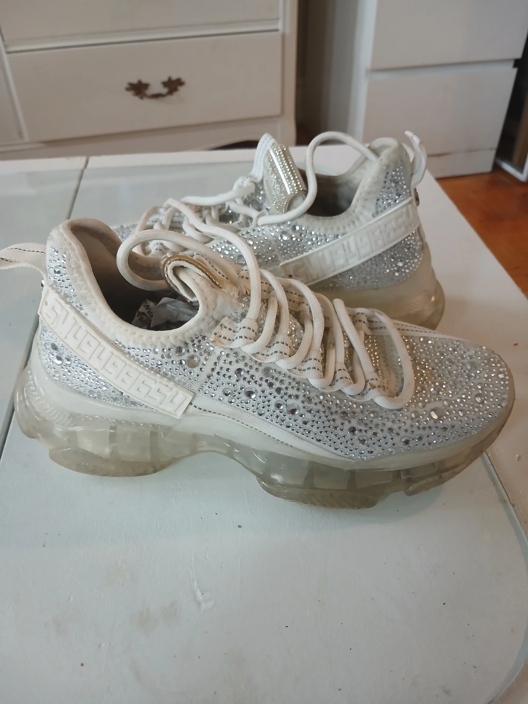Steve Madden SM NY90 Rhinestone Sneakers - photo 3