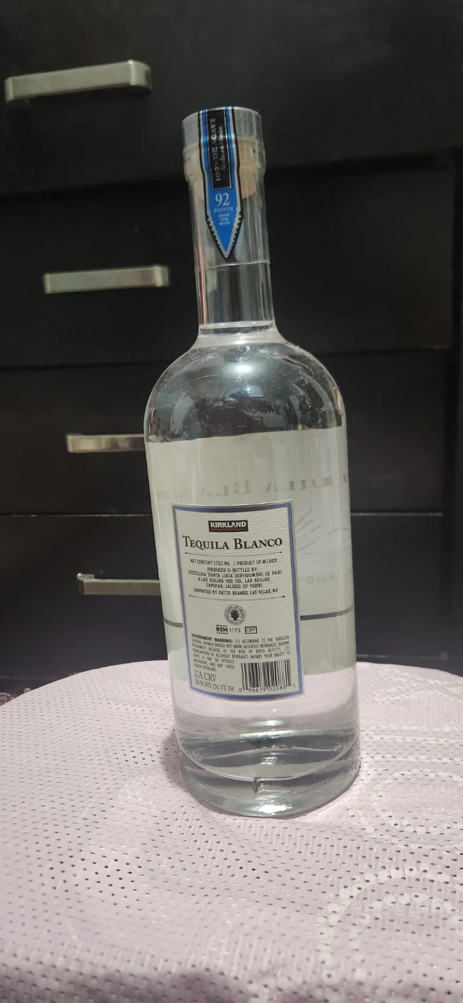 Kirkland Signature Tequila Blanco Bottle