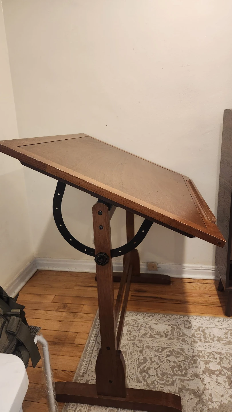 $25 Adjustable Wooden Drafting Table/ Artist's/Designer's Desk - photo 2