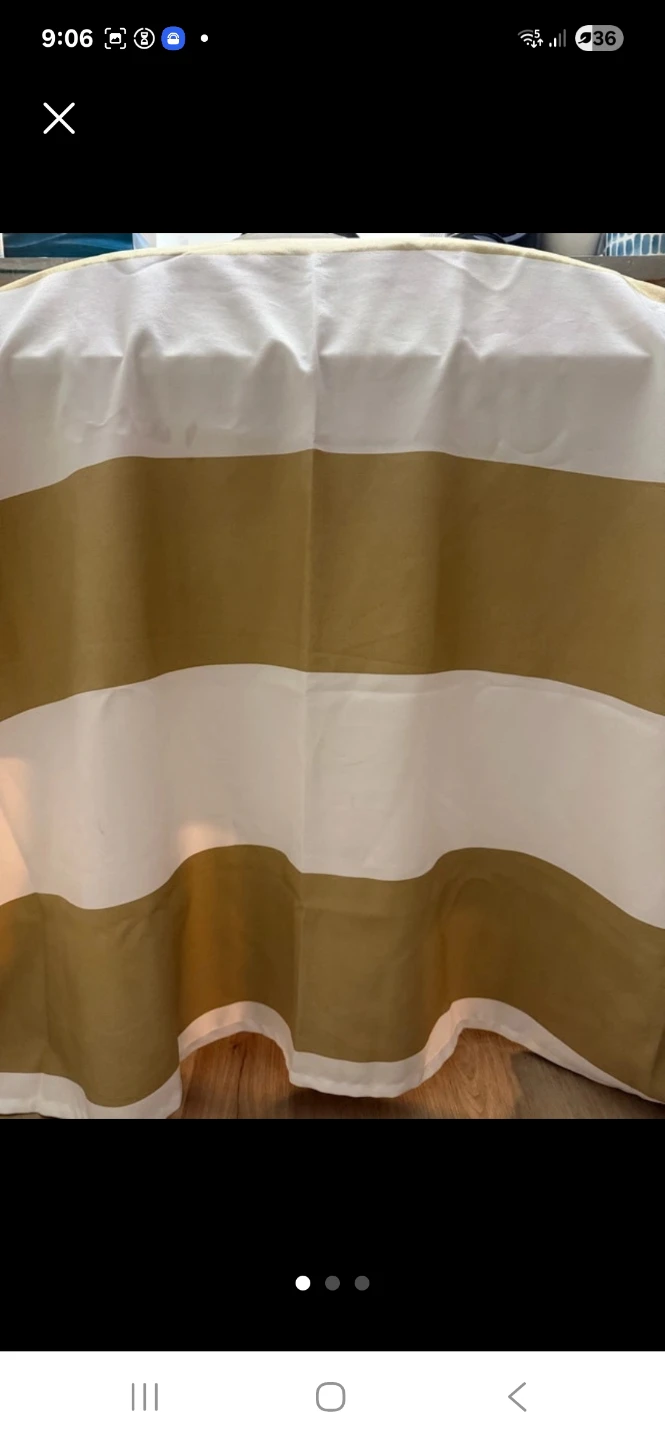 Shower curtains - White & Gold - photo 2