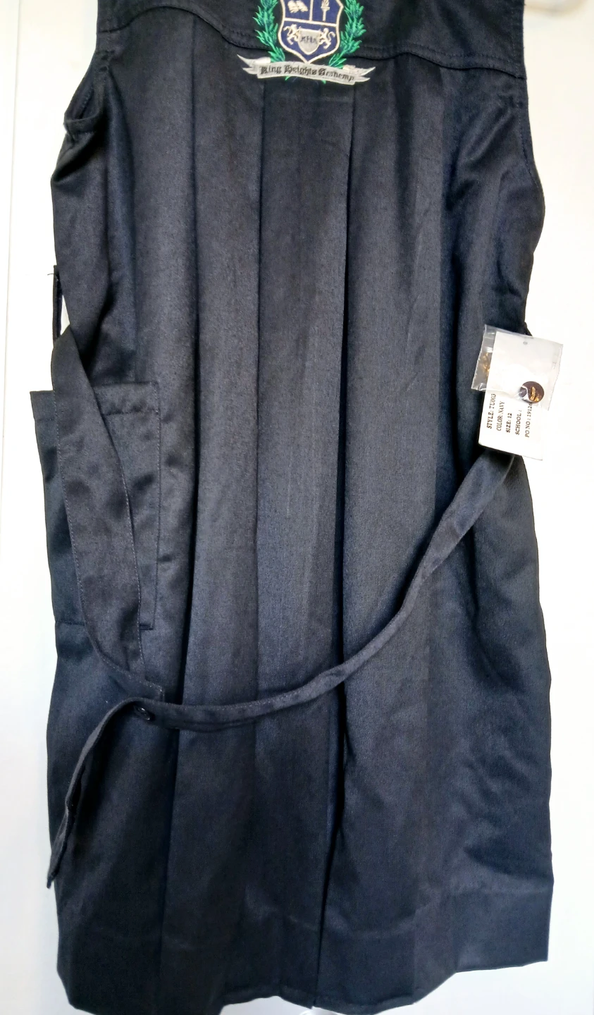 Black Pinafore School Uniform Dress - photo 2