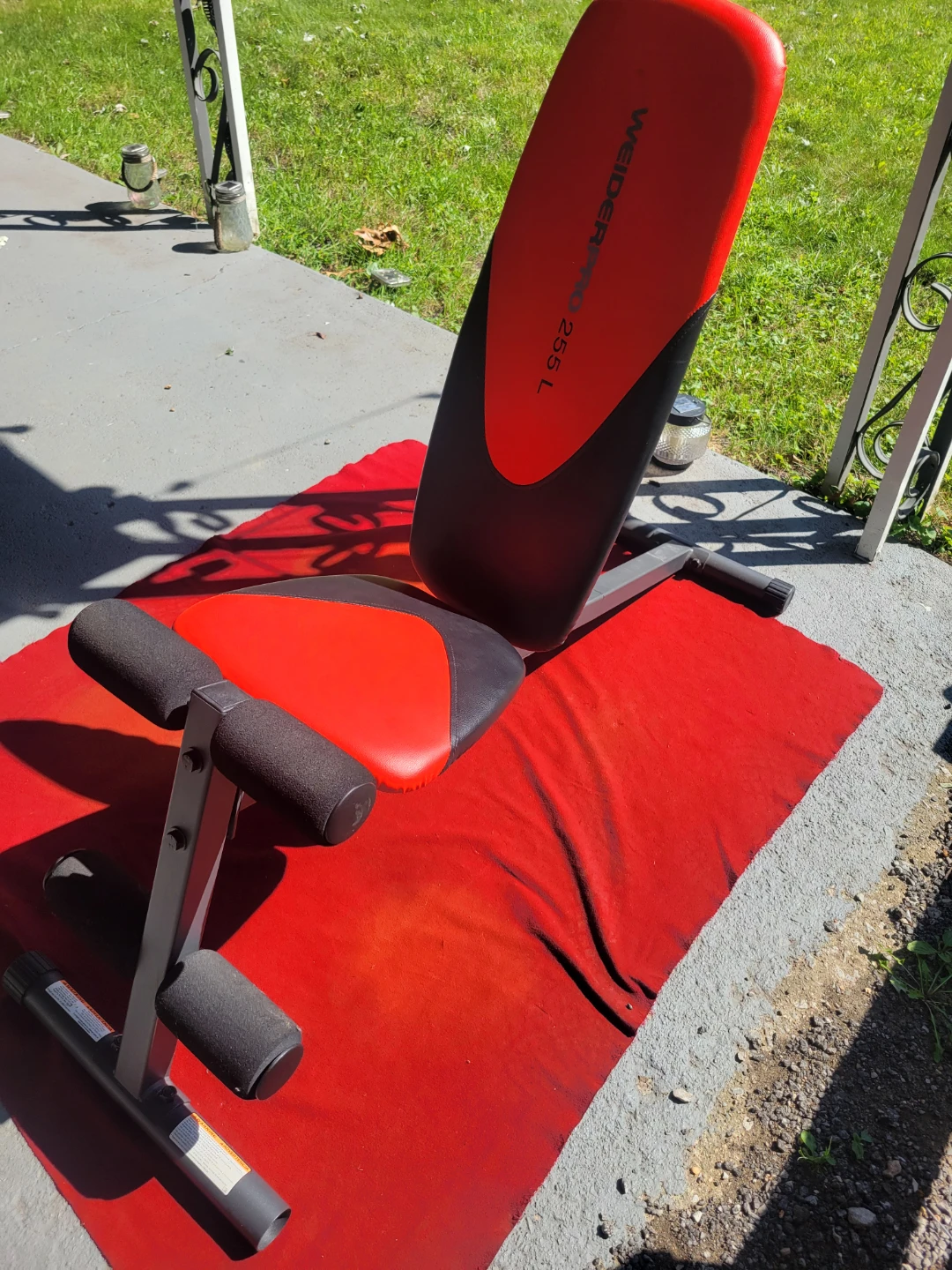 WEIDER PRO  6 POSITIONS ADJUSTABLE BENCH