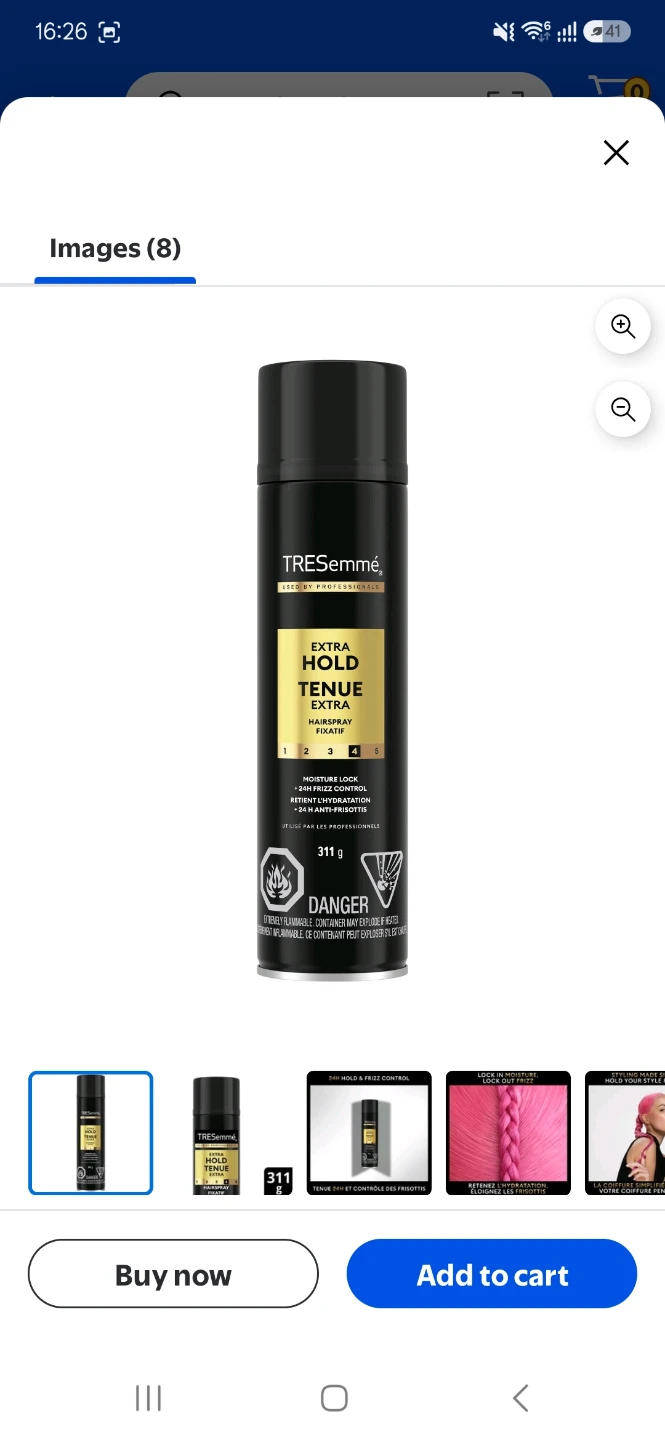 brand new TRESemmé Extra Hold Hairspray 311g