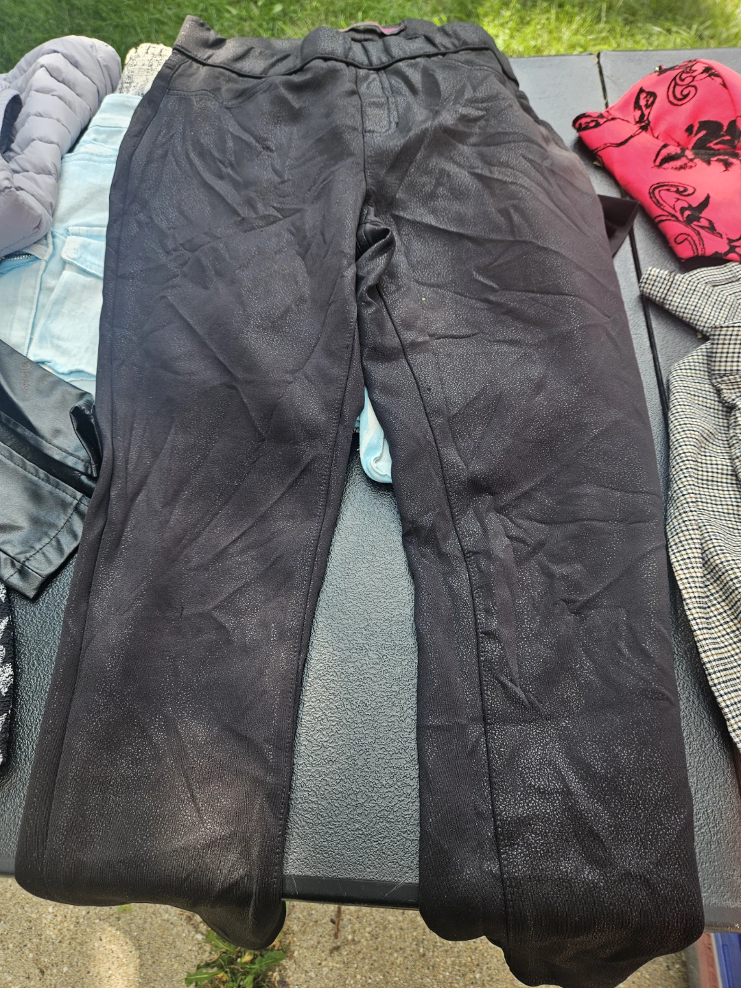 No Boundaries black shimmer leggings size medium