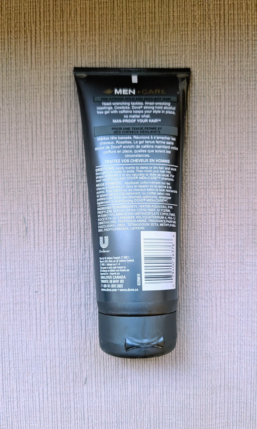 Brand New Dove Men+Care Styling Gel - Define & Strong Hold - photo 2