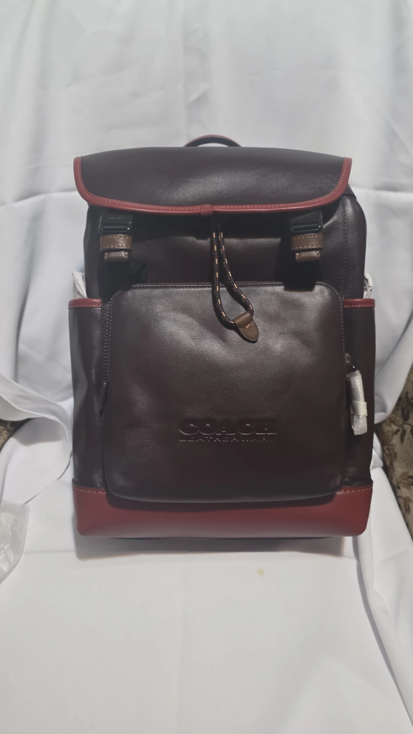 Coach Leather Backpack - photo 3