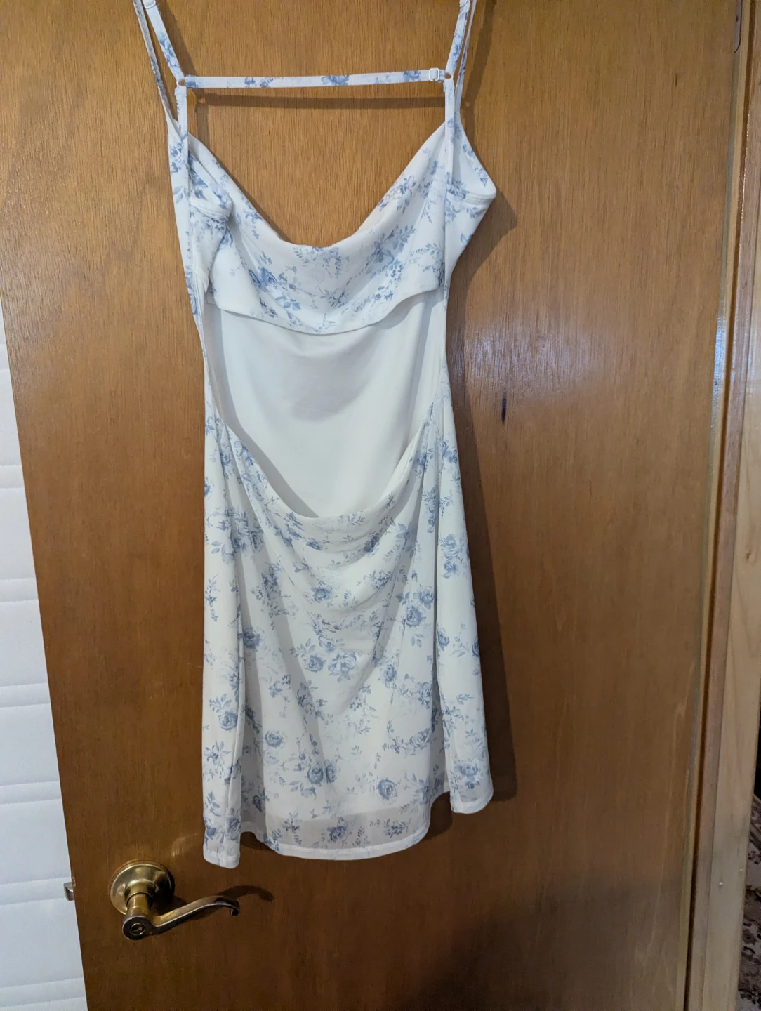 White floral slip dress - photo 2