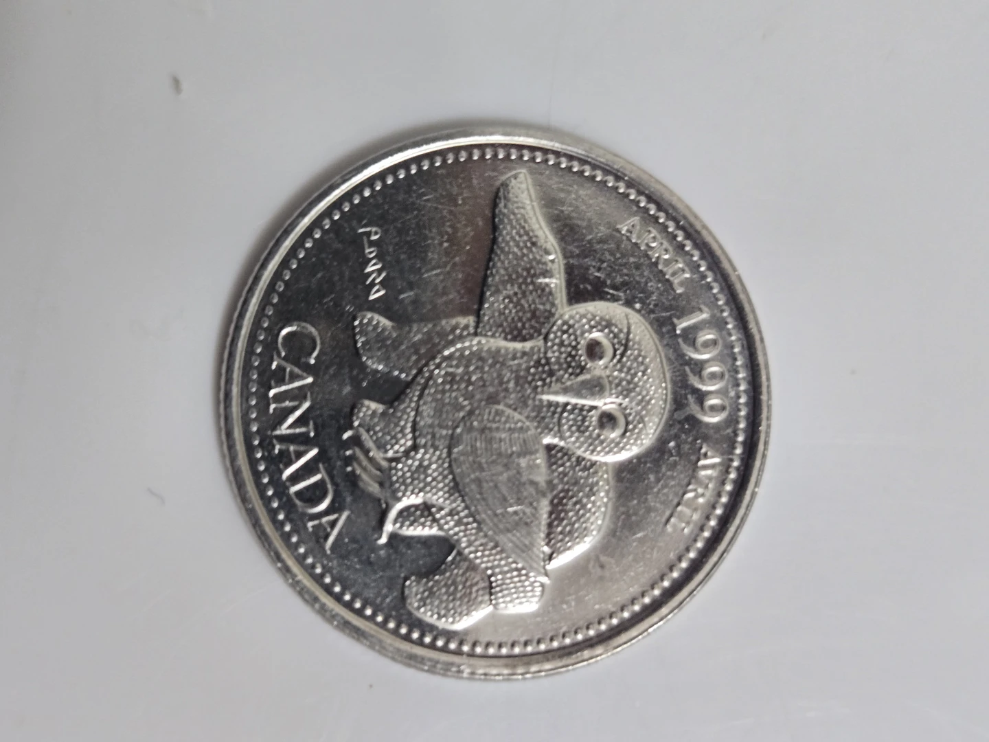 Canada 1999 25 Cents Coin