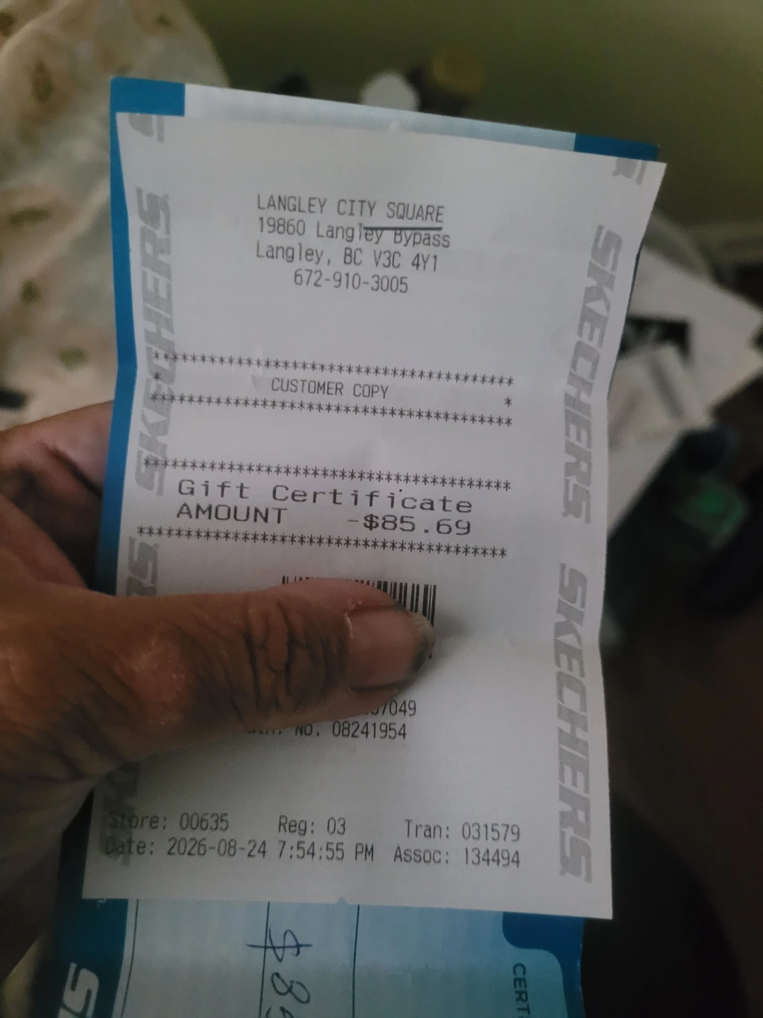 Skechers Gift Certificate - $85.69 - photo 2