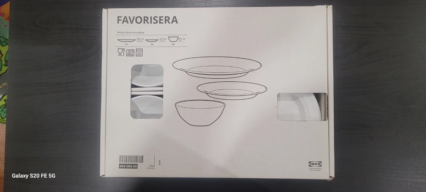 IKEA FAVORISERA Dinnerware Set
