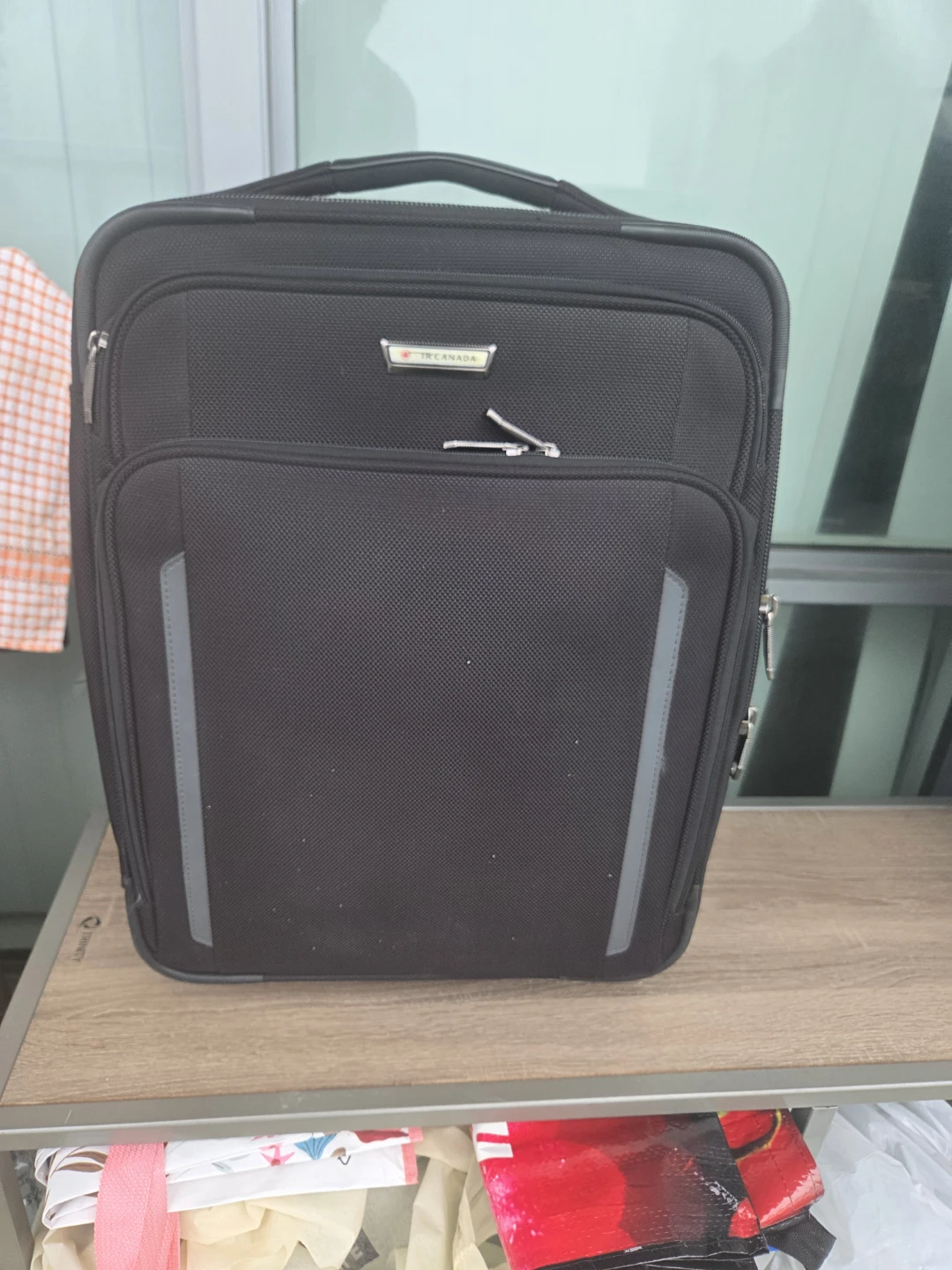 Air Canada Black Rolling Suitcase