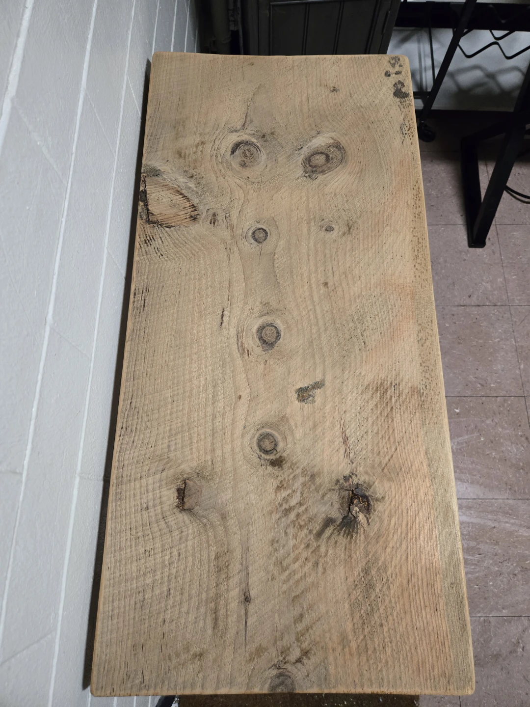 Rustic Reclaimed Thick Wood Console Table Hairpin Legs - photo 2