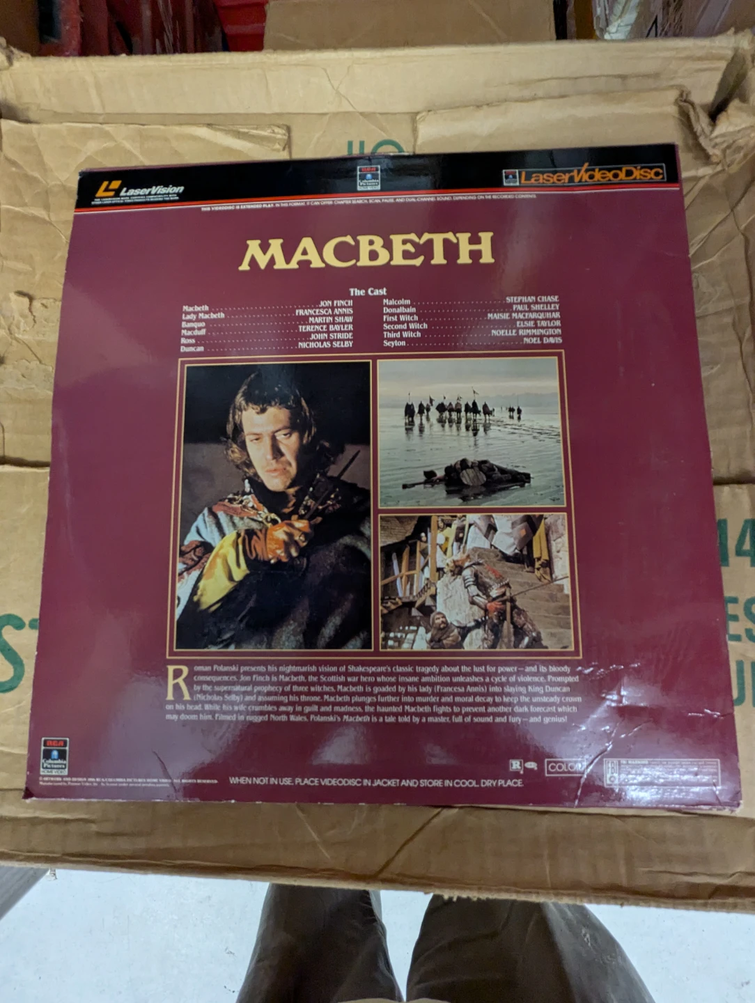 LaserVision Macbeth Videodisc - photo 2