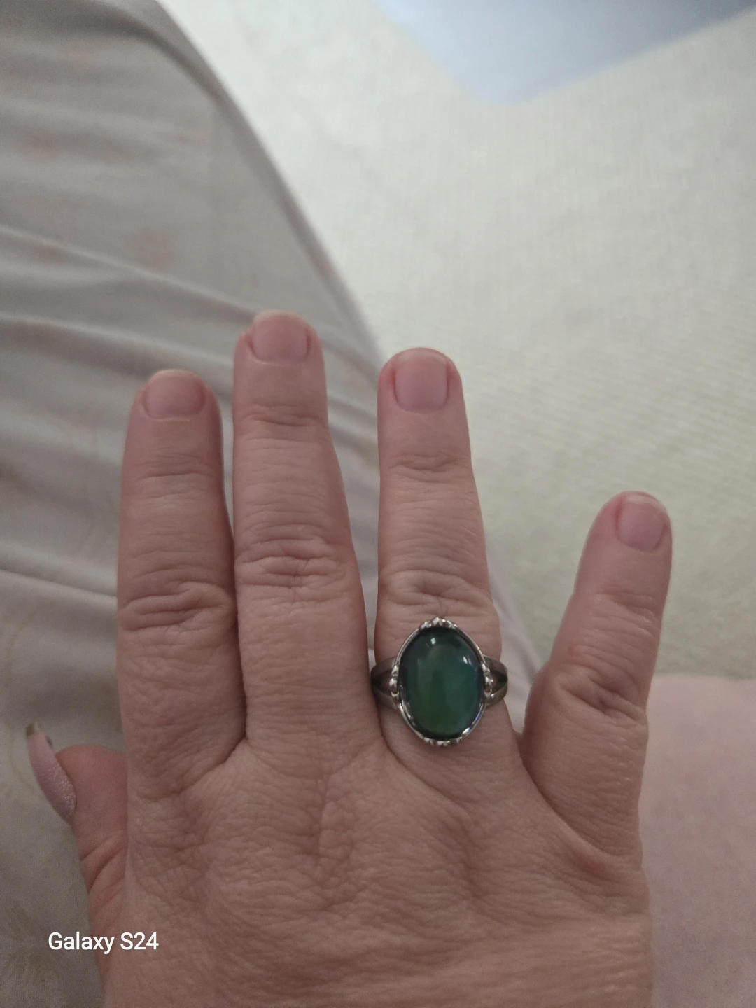 Mood Ring with Oval Stone