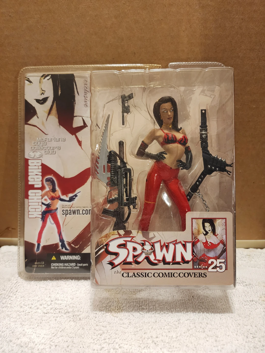 Spawn The Classic Comic Covers Biker Chick Action Figure