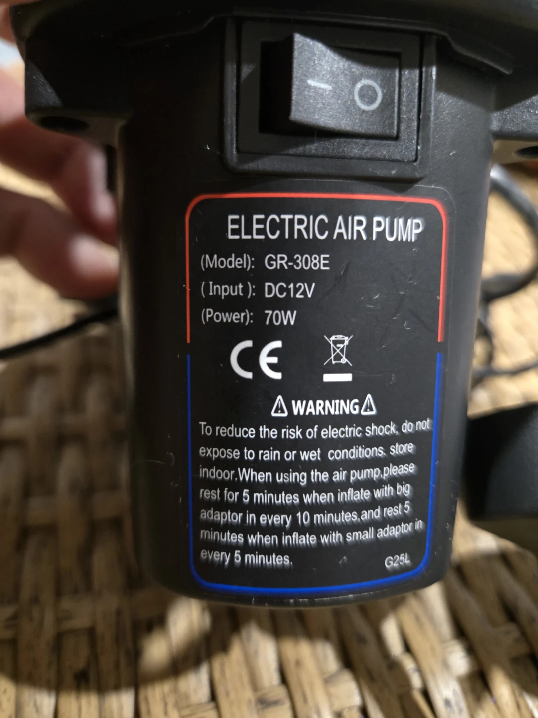 Intex Electric Air Pump GR-308E