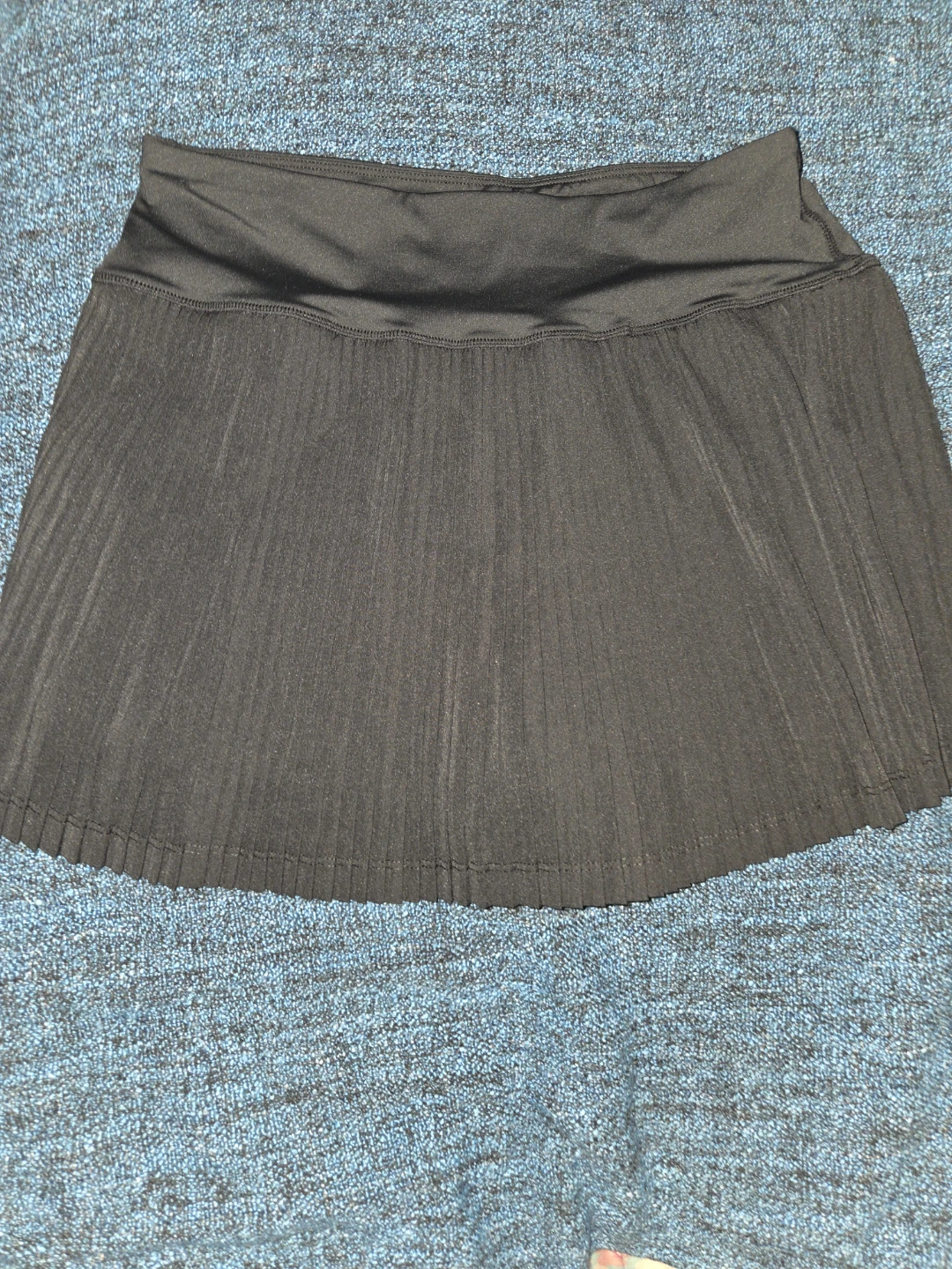Black Pleated Skort
