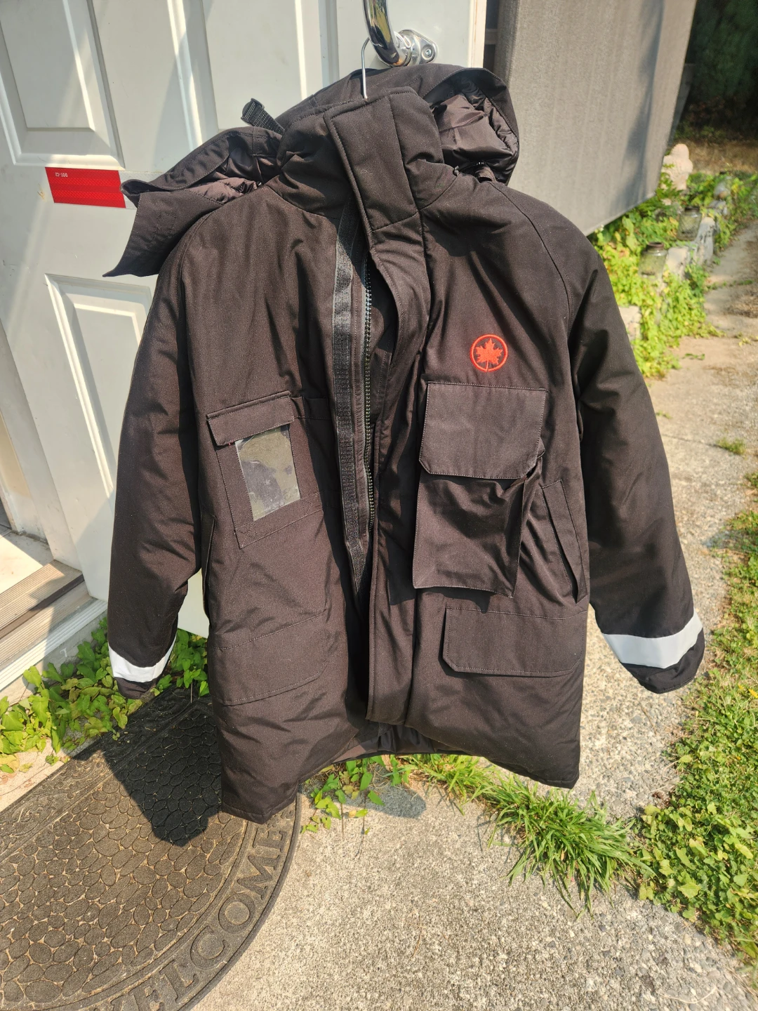 Air Canada goose down parka brand new
