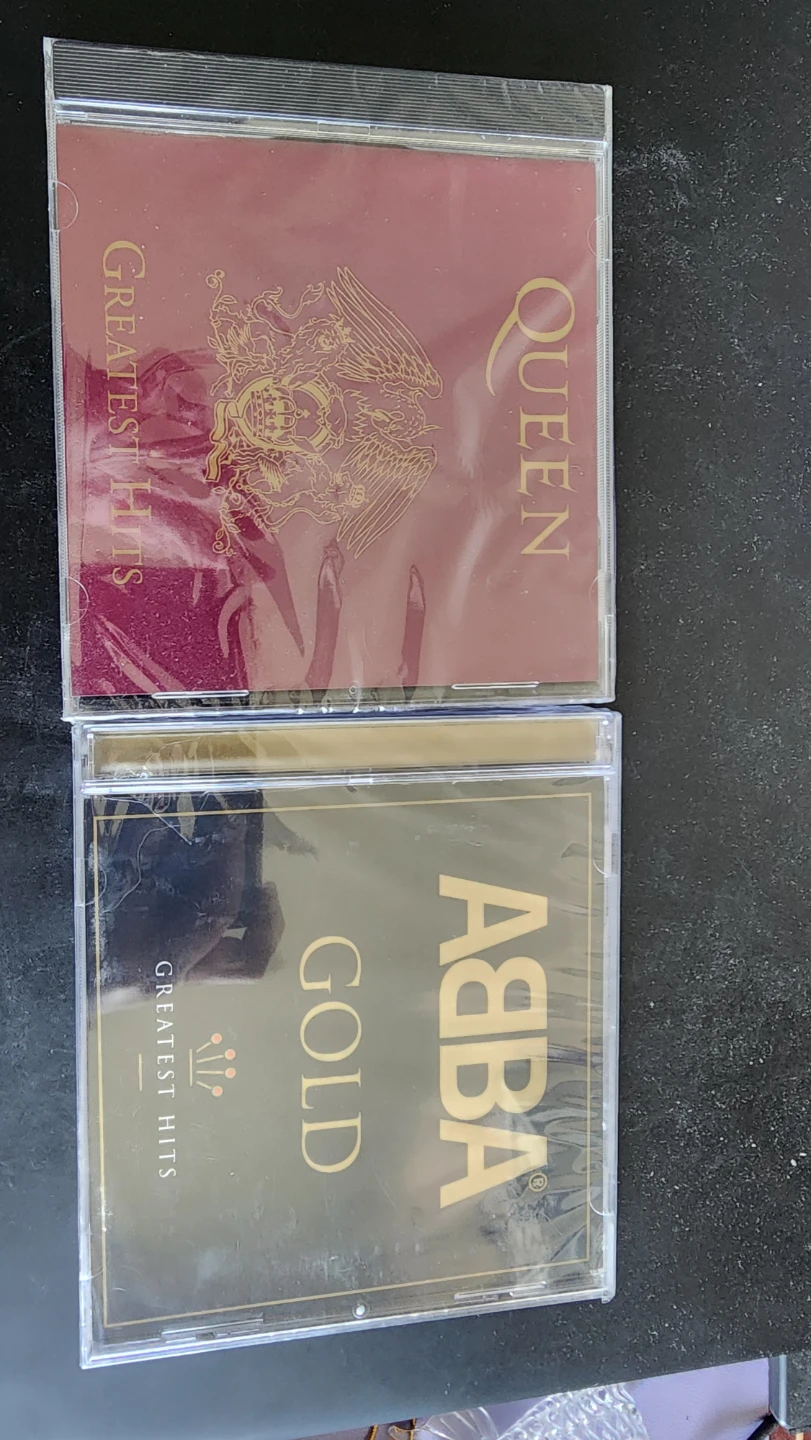 Queen Greatest Hits & ABBA Gold CDs