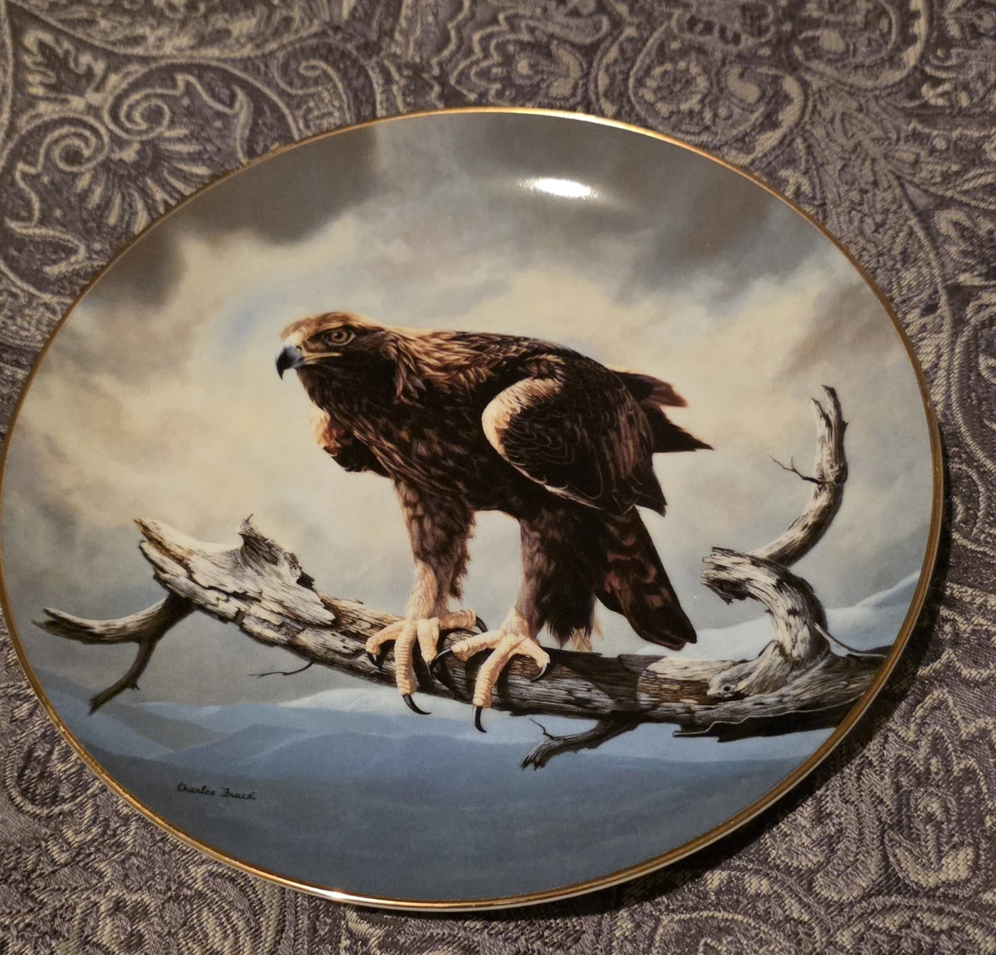 1991 W.S. George "The Golden Eagle" Collector Plate