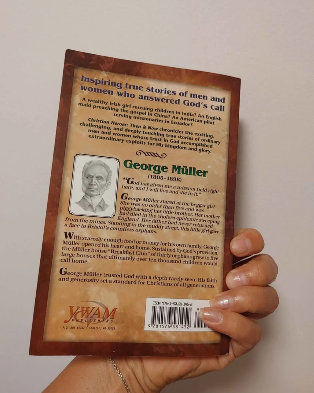Christian Heroes: Then & Now George Muller Book - photo 2
