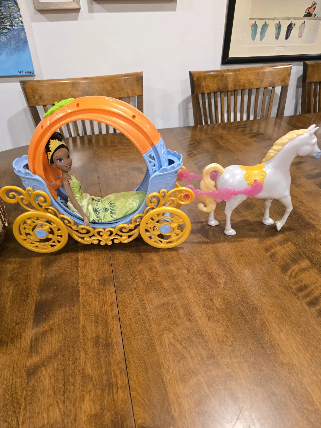 Disney Frozen Elsa Anna Doll Horse and Sleigh Toy Set