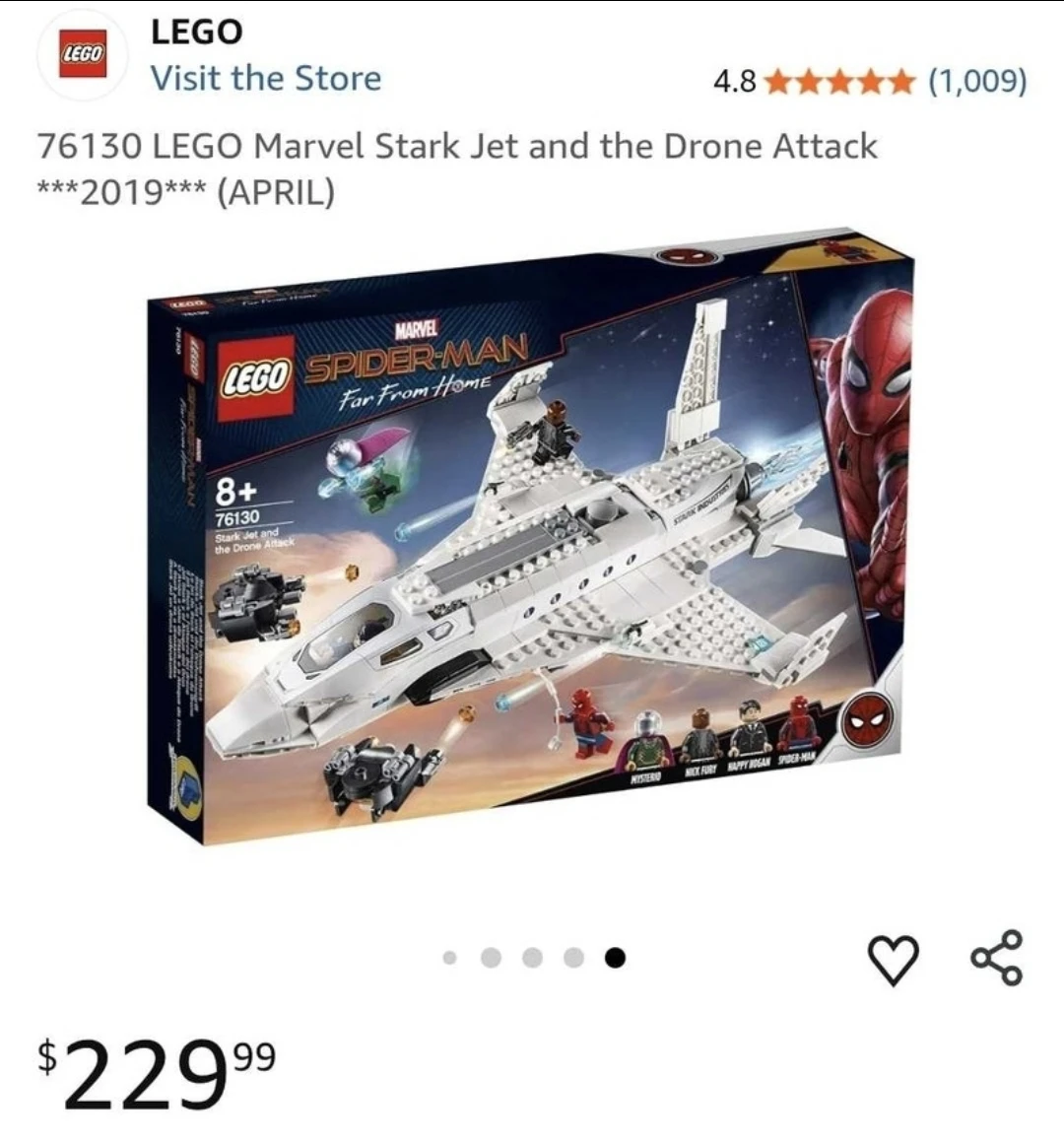 LEGO Spider-Man Stark Jet and Drone Attack 76130 - photo 4