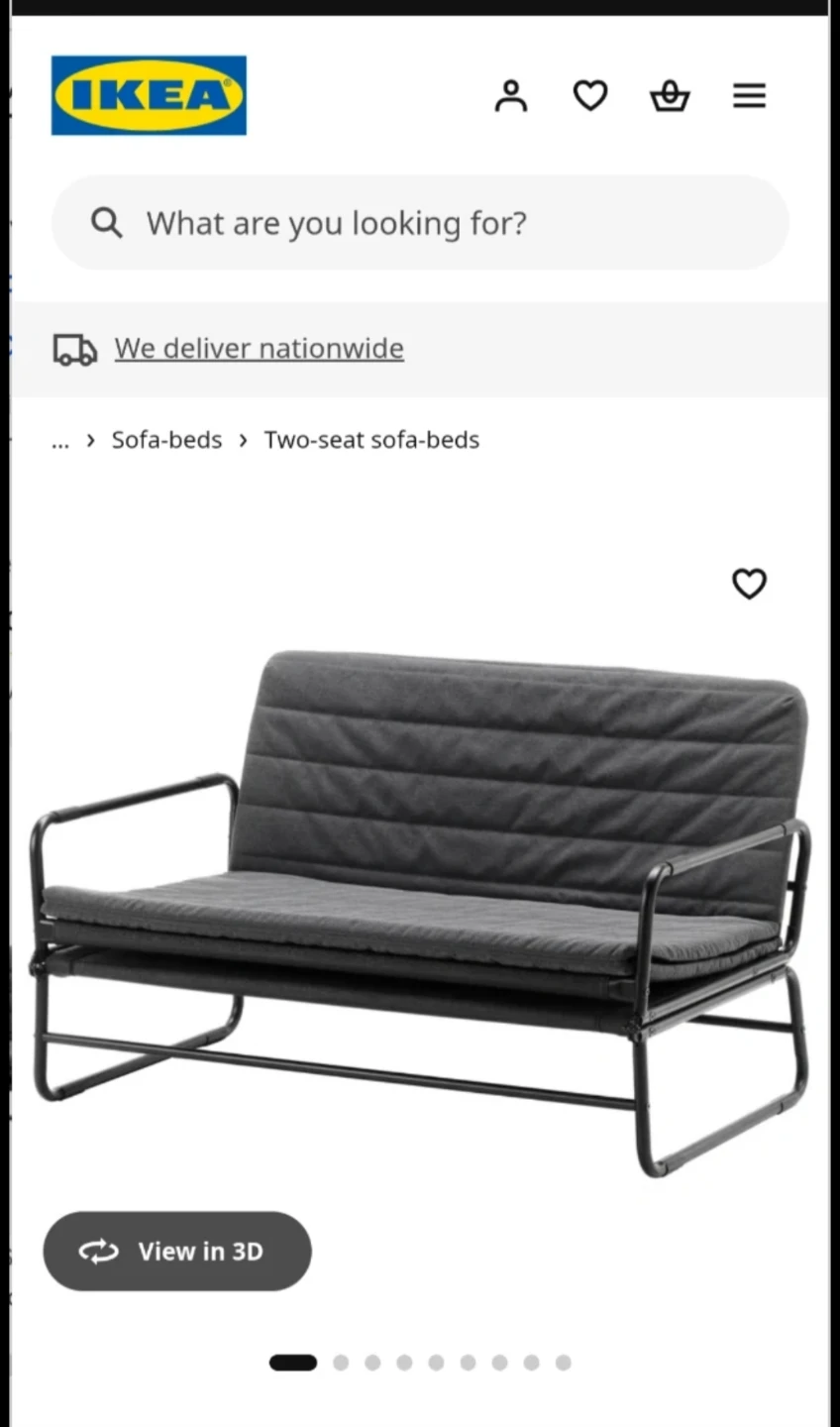 IKEA Two-Seat Sofa-Bed - photo 2