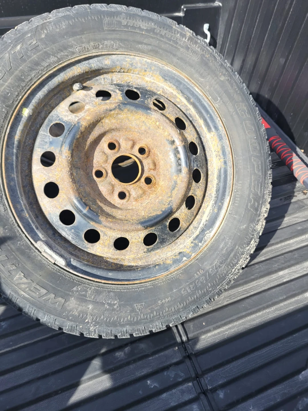 Toyota corolla winter tires on rims - photo 4