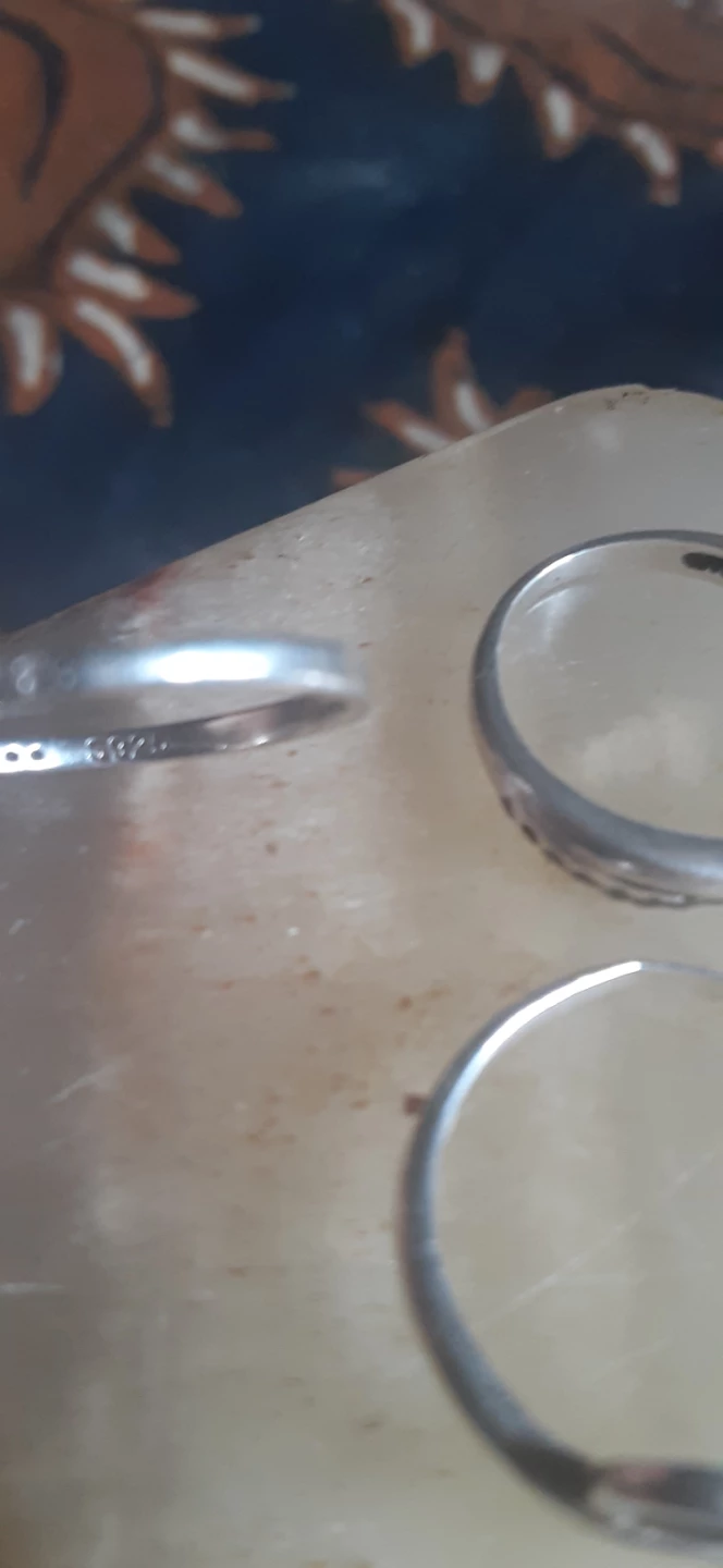 Set of three 925 Sterling Silver Rings - photo 2