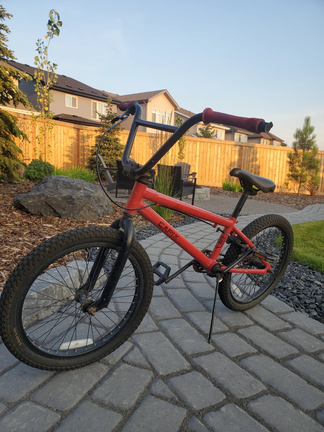 Red BMX Bike
